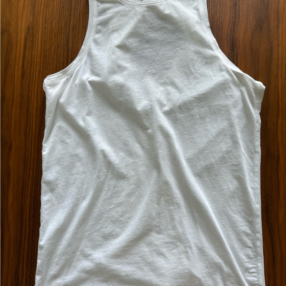Lululemon All Tied Up Back Tie Tank Size 4 White - Picture 4 of 10